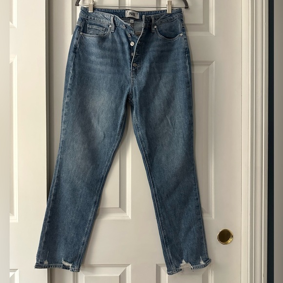 PAIGE Sarah High Rise Slim Leg, Sz 30 - Picture 1 of 9
